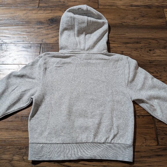 Gap Teen cropped grey hoodie kids size XXL/18-20 - Picture 3 of 10
